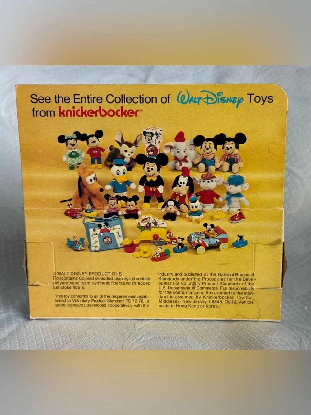 Vintage Knickerbocker Mickey’s Roadster • Sealed Mickey Mouse Club 9975